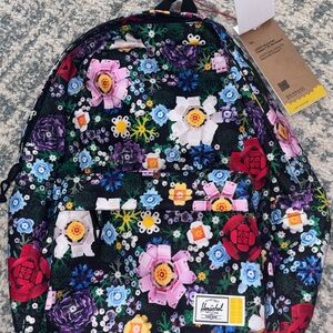 Herschel Supply Company Kids Floral Backpack - Black, Red, Blue